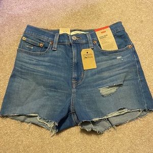 Levi’s High-Waisted Denim Shorts